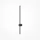 Aplica LED Maytoni Light Stick, 10W, 3000K, H90 cm, negru, IP20
