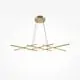 Pendul, LED, Maytoni Halo, 40W, 2600-3500K, auriu, MOD244PL-L50BSK