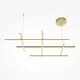 Pendul, LED, Maytoni Radiance, 80W, 3000K, auriu, MOD278PL-L86G3K