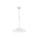 Plafoniera LED suspendata Nova Luce Perfect, 24W, 3000K, D400 mm, alb, dimabil Triac