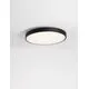 Plafoniera LED Nova Luce Perfect, 24W, 2700K-6000K CCT, D400 mm, negru, dimabil, telecomanda