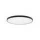 Plafoniera LED Nova Luce Perfect, 120W, 3000K, D100 cm, negru, dimabil Triac