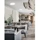 Plafoniera LED Nova Luce Perfect, 40W,  3000K, alb, dimabil Triac, semi-incastrata