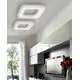 Plafoniera LED AZzardo Donut Square Top CCT 46, 80W, alb, dimabil, telecomanda