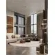 Pendul LED, Nova Luce Coen, 27W, 3000K, auriu-fumuriu-negru