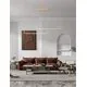 Pendul LED, Nova Luce Strita, 40W, 3000K, auriu satinat, dimabil, Triac