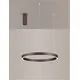 Pendul LED, Nova Luce Elowen, 60W, 3000K, cafeniu, dimabil, Triac