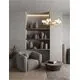 Lustra LED, Nova Luce Bion, 38W, 3000K, auriu