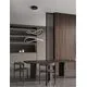 Pendul LED, Nova Luce Celestia, 87W, 3000-6000K, negru, dimabil, Triac