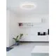 Plafoniera LED, Nova Luce Astraeus, 40W, RGB+3000K, alb, dimabil Triac, telecomanda