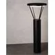 Stalp mic fara abajur, Nova Luce Virtus, 300x800mm, negru, IP65