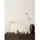 Veioza LED, Nova Luce Flute, 18W, 3000K, auriu, dimabil, dimmer pe fir