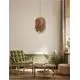 Pendul, Nova Luce Hay, 1xE27, 320x700/2000mm, fibre naturale-negru