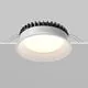 Spot fix LED, incastrat, Maytoni Okno, 18W, 3000-4000-6000K, 155x60mm, alb, IP44