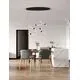 Pendul LED Nova Luce Stalactite, 36W, 3000K, alb-negru, dimabil