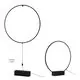 Lampa decorativa LED AZzardo Vanessa, 3000/4000/6000K, negru