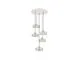 Pendul LED Nova Luce Keros, 30W, 3000K, alb-auriu patinat