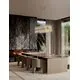 Pendul Nova Luce Crown, 28xG9, auriu satinat-transparent