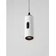 Pendul LED Nova Luce Holm, 12W, 3000K, alb-negru, dimabil, senzor de miscare