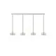 Pendul LED Nova Luce Keros, 23W, 3000K, alb-auriu patinat