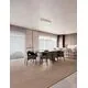 Pendul LED Nova Luce Licio, 16W, 3000K, liniar, auriu-transparent, dimabil