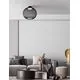 Plafoniera LED Nova Luce Kinetic, 24W, 3000K, alb-negru