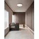 Plafoniera LED Nova Luce Ormi, 48W, CCT 2700-4000K, cafeniu, dimabil, Triac