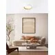Plafoniera LED Nova Luce Sigi, 40W, 3000K, alb-lemn natur, dimabil