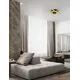 Plafoniera LED Nova Luce Antama, 43W, 3200K, auriu-negru, dimabil, Triac