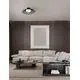 Plafoniera LED Nova Luce Brume, 15W, 3000K, alb-negru