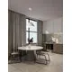 Pendul LED Nova Luce Oros, 17W, 3000K, alb-auriu