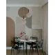 Pendul LED Nova Luce Nostos, 6W, 3000K, alb-albastru-auriu, 9009102