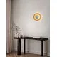 Aplica LED Nova Luce Esti, 17W, 3000K, maro-nichel satinat 