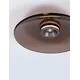Plafoniera LED Nova Luce Esti, 33W, 3000K, maro-nichel satinat, dimabil, Triac