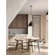 Pendul Nova Luce Syntopia, 1xE27 max. 12W, D46 cm, Hmax 170 cm, negru
