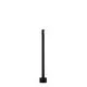 Stalp mic LED Nova Luce Luxor, 4W, 3000K, H600, negru nisipiu, IP65, 9060249