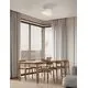 Plafoniera Nova Luce Onia, 1xE27 max. 12W, D50 cm, alb