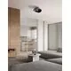 Plafoniera Nova Luce Opsi, 1xE27, negru, 9695304