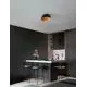 Plafoniera Nova Luce Onia, 1xE27, auriu-negru, 9695311