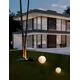 Stalp tip tarus Nova Luce Moon, 1xE27, 500x500mm, alb, IP65