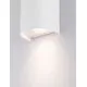 Aplica Nova Luce York, 2xGU10, 110x85x195mm, alb nisipiu, IP65