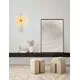 Aplica LED Nova Luce Nous, 8W, 3000K, ambra-auriu, 9236397