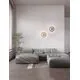 Aplica LED Nova Luce Edem, 9W, 3000K, gri
