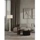 Lampadar Nova Luce Natural Chamois, 1xE27, alb