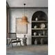 Pendul Nova Luce Natural Sorello, 1xE27, maro, negru