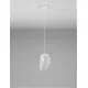 Pendul Nova Luce Tempus, 1xG9 max. 5W, 20x30 cm, Hmax 250 cm, alb