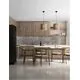 Pendul Nova Luce Natural Abby, 1xE27, albastru, maro, negru