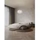 Pendul Nova Luce Natural Bora, 1xE27, D550, alb