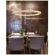 Pendul LED Nova Luce Fiore, 80W, 3000K, auriu antic, dimabil Triac