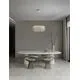 Pendul LED Nova Luce Celysia, 47W, 3500K, crom, dimabil Triac